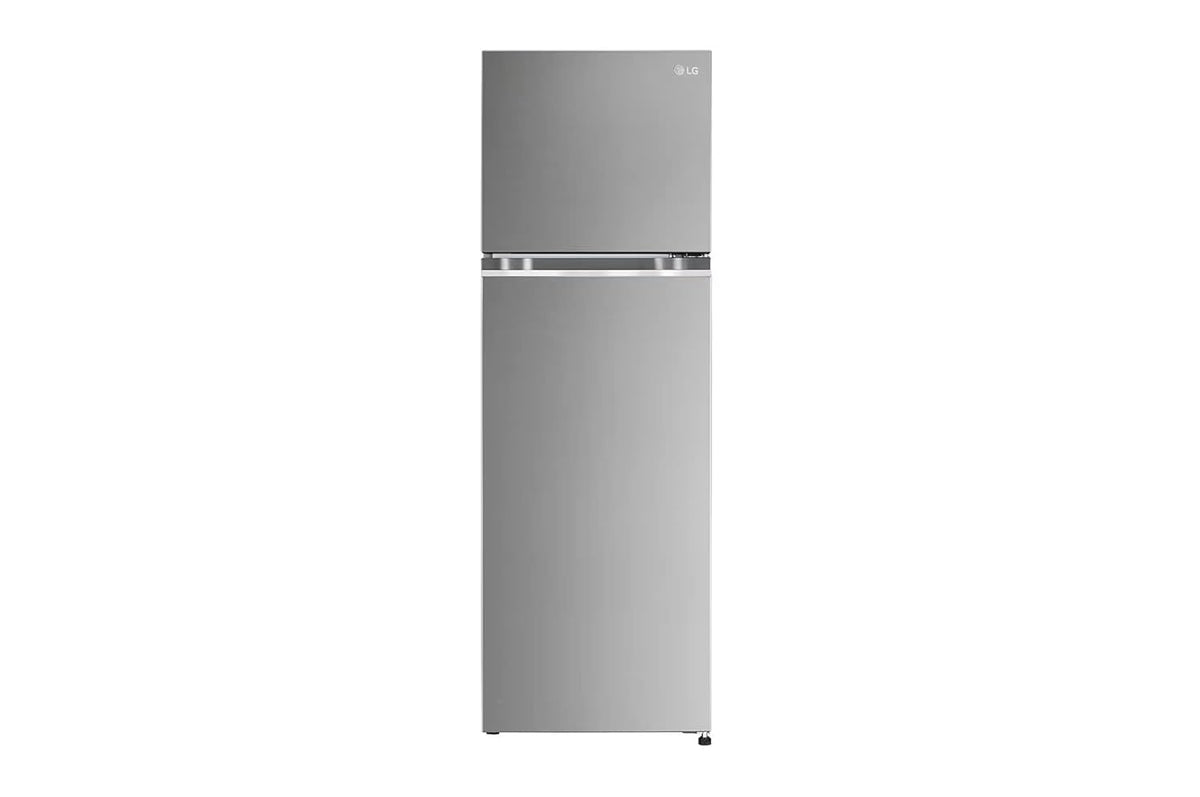 LG 272 Litres 2 Star Frost-Free Double Door Refrigerator (Shiny Steel, GL-S312SPZY)