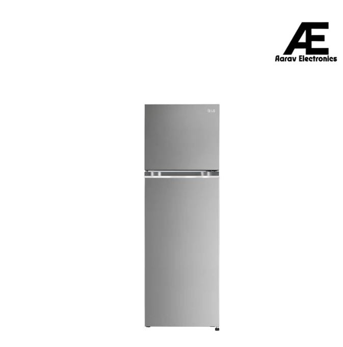 LG 272 Litres 2 Star Frost-Free Double Door Refrigerator (Shiny Steel, GL-S312SPZY)