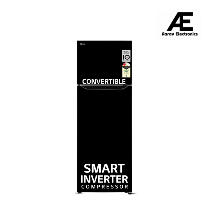 LG 288 L, 2 Star, Convertible, Smart Inverter Compressor, Frost Free Double Door Refrigerator (GL-S322SESY, Enony Sheen, Express Freeze, Auto Smart Connect &amp; Multi Air Flow)