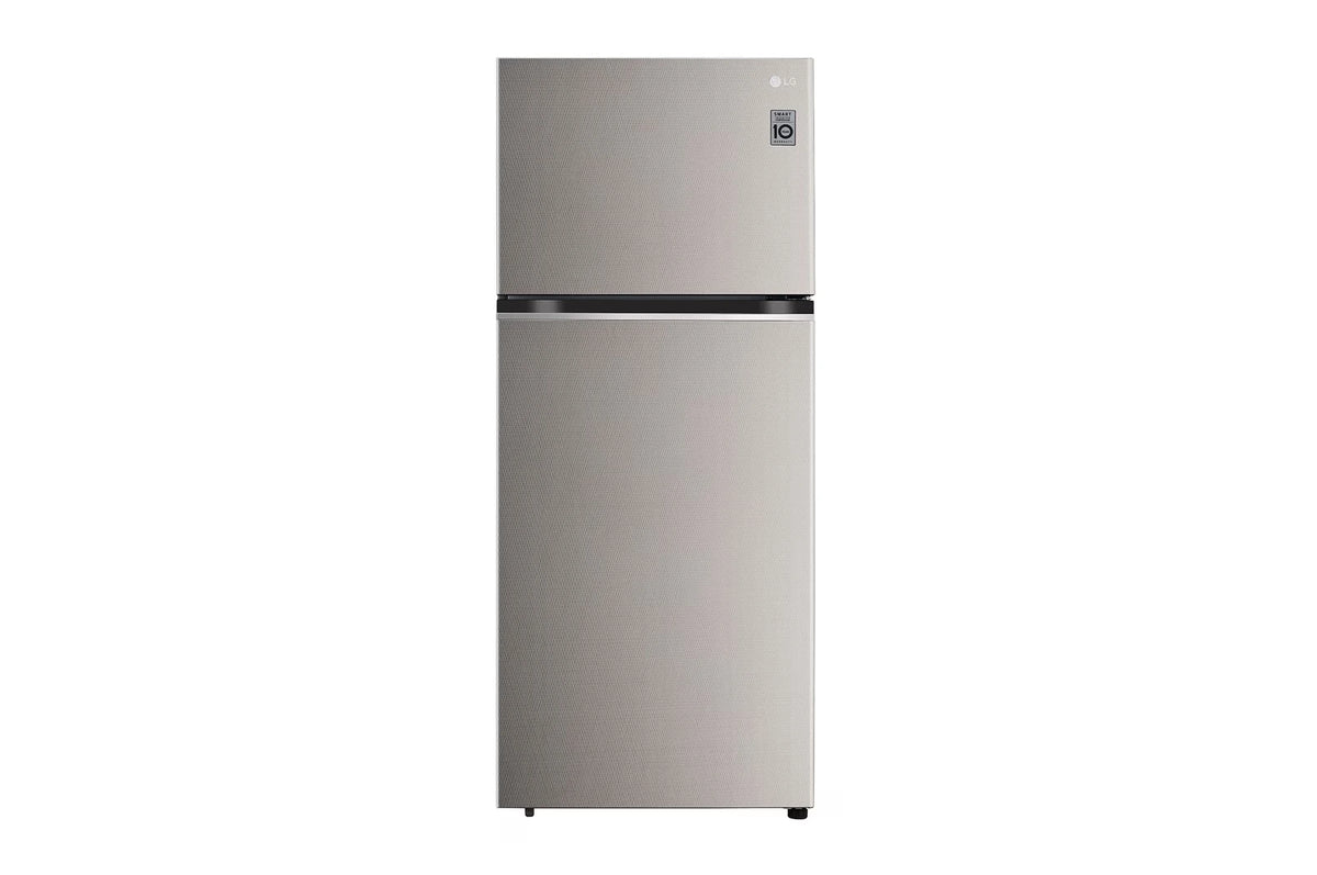 LG 322L Double Door Refrigerator, Smart Inverter Compressor, Convertible Multi Air Flow , Urban Steel, 2 Star