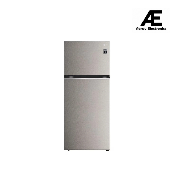 LG 322L Double Door Refrigerator, Smart Inverter Compressor, Convertible Multi Air Flow , Urban Steel, 2 Star