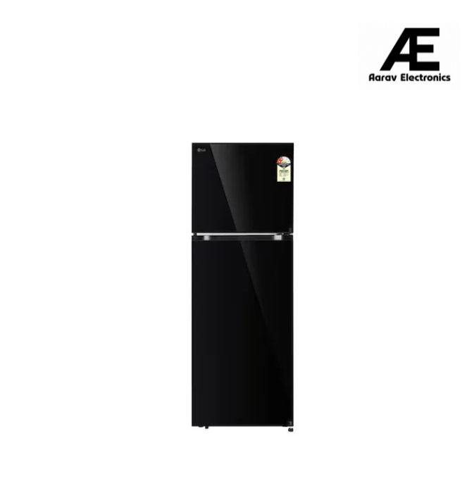 LG 343 Litres 2 Star Frost Free Double Door Convertible Refrigerator with Smart Diagnosis (GL-S382SBMY, Black Mirror)