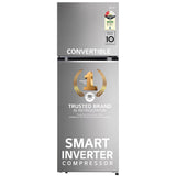 LG 343 L 2 Star Frost-Free Smart Inverter Double Door Refrigerator Appliance (GL-S382SPZY, Shiny Steel, Convertible &amp; Multi Air Flow Cooling, Gross Volume- 360 L)