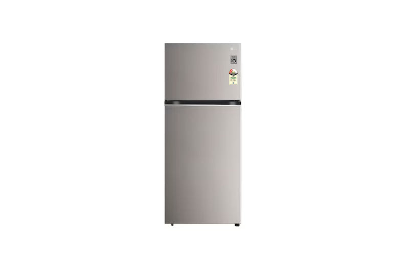 LG 380L Double Door Refrigerator, Smart Diagnosis™, MOIST ‘N’ FRESH, Urban Steel Finish, 2 Star GL-S412SUSY