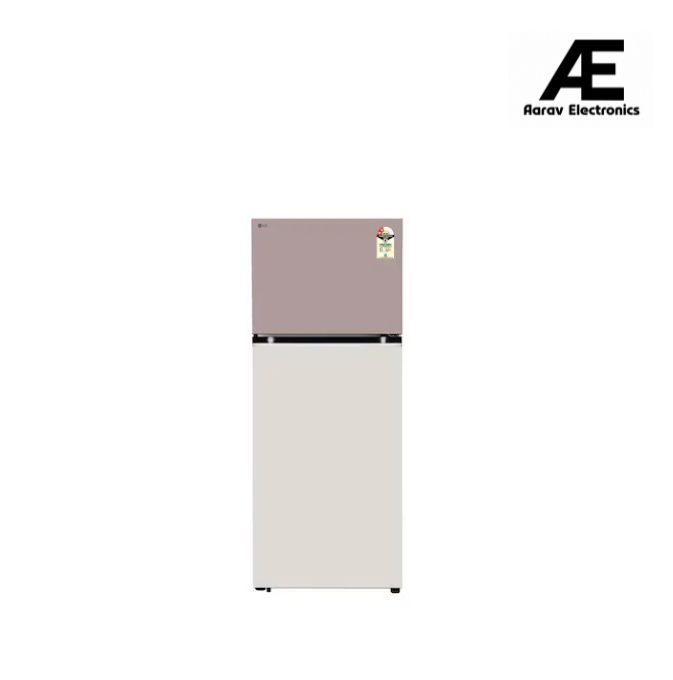 LG 398L Double Door Refrigerator with Smart Diagnosis, Multi-Air Flow, Objet Collection, Clay Pink Tango Finish, 2-Star GL-S422SPTY