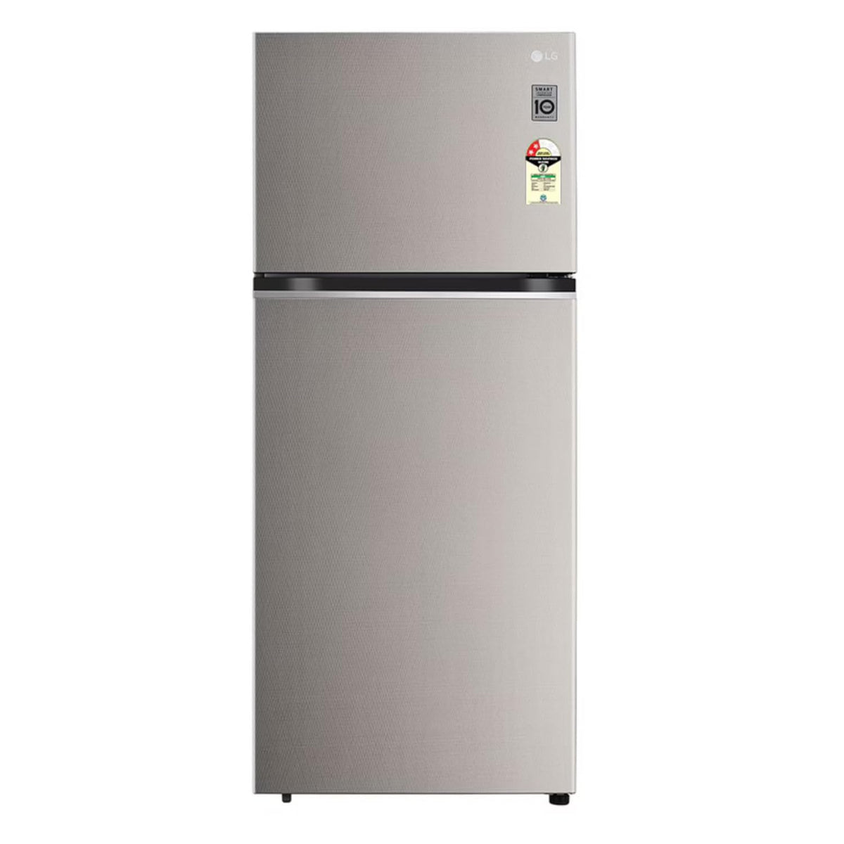 LG 398L Double Door Refrigerator, Convertible with Smart Diagnosis™, Multi Air Flow Cooling, Urban Steel Finish, 2 Star (Model GL-S422SUSY, 2025)