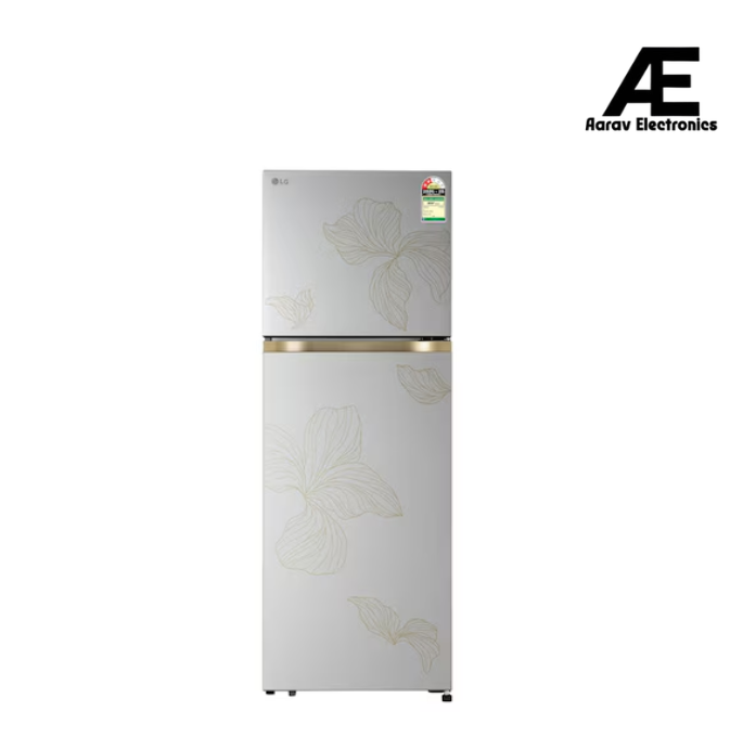 LG 251L 2 Star Frost Free Double Door Refrigerator | Smart Inverter Compressor | Auto Smart Connect | Multi Air Flow | Radiant Inox
