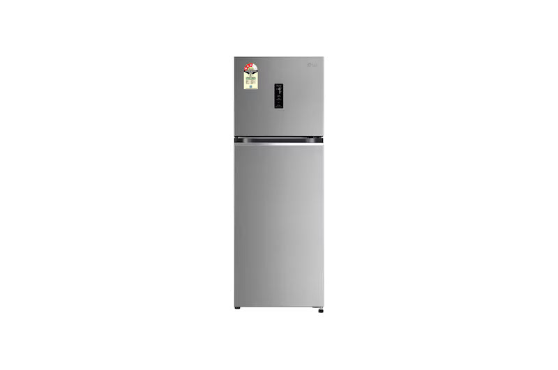 LG 246 L 3 Star Frost-Free Smart Inverter Wi-Fi Double Door Refrigerator Appliance (GL-T262TPZX, Shiny Steel, Convertible &amp; Door Cooling+)