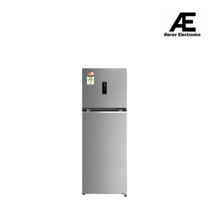LG 246 L 3 Star Frost-Free Smart Inverter Wi-Fi Double Door Refrigerator Appliance (GL-T262TPZX, Shiny Steel, Convertible &amp; Door Cooling+)