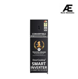 LG 272 L 3 Star Frost-Free Smart Inverter Wi-Fi Double Door Refrigerator Appliance (GL-T312TESX, Ebony Sheen, Convertible &amp; Door Cooling+, Gross Volume – 289 Ltr.)
