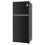 LG 380 L 3 Star Frost-Free Smart Inverter Wi-Fi Double Door Refrigerator Appliance (GL-T412VESX, Ebony Sheen, Convertible &amp; Door Cooling+, Gross Volume- 408 L)