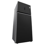 LG 380 L 3 Star Frost-Free Smart Inverter Wi-Fi Double Door Refrigerator Appliance (GL-T412VESX, Ebony Sheen, Convertible &amp; Door Cooling+, Gross Volume- 408 L)