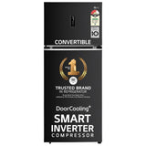 LG 380 L 3 Star Frost-Free Smart Inverter Wi-Fi Double Door Refrigerator Appliance (GL-T412VESX, Ebony Sheen, Convertible &amp; Door Cooling+, Gross Volume- 408 L)