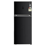 LG 466 Litres 2 Star Frost Free Double Door Smart Wifi Enabled Refrigerator with Multi Air Flow (GL-T492MESY, Ebony Sheen)