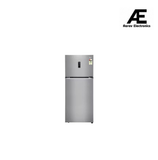 LG 466L 2-Star Double Door Refrigerator with Smart Inverter Compressor, Door Cooling™ in Shiny Steel Finish GL-T492MPZY