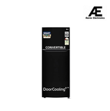 LG Smart Choice, 446 L, 1 Star, Convertible, Door Cooling+, Smart Inverter Compressor, Frost Free Double Door Refrigerator (GL-T502CESR, Ebony Sheen, Express Freeze &amp; Multi Air Flow)