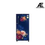 LG GLD1915WOBK 185L 1 Star Direct Cool Single Door Refrigerator | Toughened Glass Shelves | Moist 'N' Fresh | Blue Klase