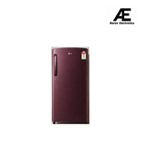 LG GLD1936YARG 185L 3 Star Direct Cool Single Door Refrigerator | Smart Inverter Compressor | Fast Ice Making | Wine Glory
