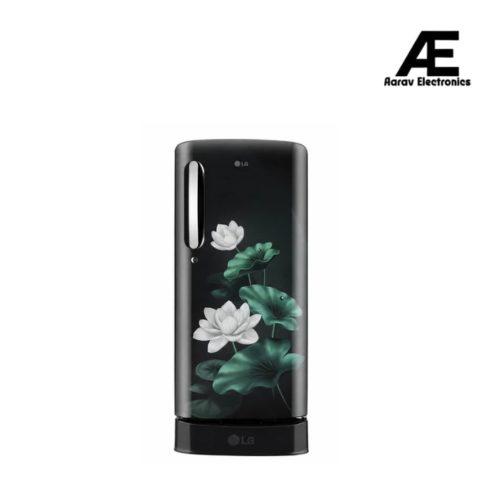 LG GLD1936ZAEL 185L 3 Star Direct Cool Single Door Refrigerator | Smart Inverter Compressor | Base Stand Drawer | Emerald Lotus
