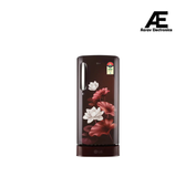 LG 185 L Single Door Refrigerator with Base Stand Drawer, Smart Inverter Compressor, Direct Cool, Scarlet Lotus, 5 Star,(GLD1956ZASL)