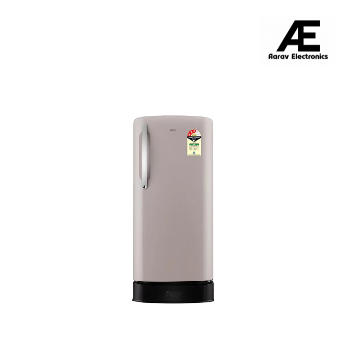 LG 201 L Single Door Refrigerator, Base Stand Drawer, Direct Cool, Smart Inverter Compressor, Clay Pink, 3 Star,(GLD2136ZHCP)