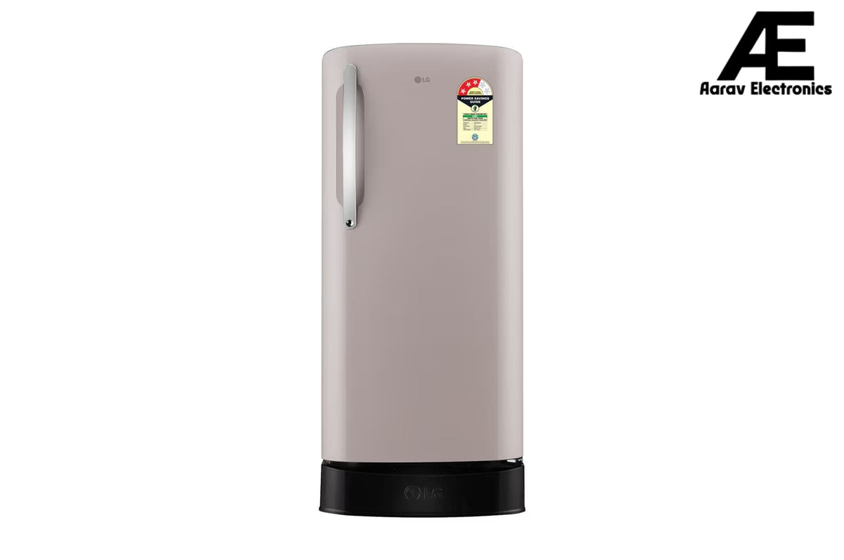 LG 201 L Single Door Refrigerator, Base Stand Drawer, Direct Cool, Smart Inverter Compressor, Clay Pink, 3 Star,(GLD2136ZHCP)
