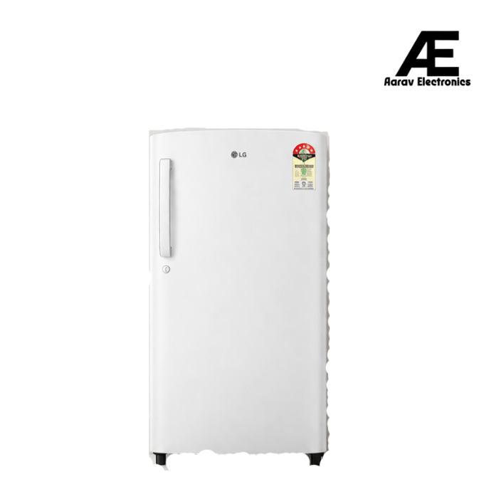 LG GLD2156ZHWG 215L 5 Star Direct Cool Single Door Refrigerator | Smart Inverter Compressor | Fast Ice Making | White Glory