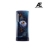 LG 210 L Single Door Refrigerator with Base Stand Drawer, Smart Inverter Compressor, Direct Cool, Blue Waterlilly, 5 Star,(GLD2256ZABW)