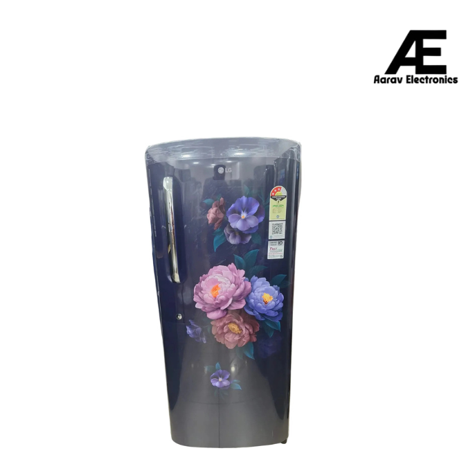 LG GLD2336YARS 224L 3 Star Direct Cool Single Door Refrigerator with Smart Inverter Compressor, Fast Ice Making, Smart Connect & Royal Spring Finish