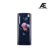 LG GLD2336ZARS 224L 3 Star Direct Cool Single Door Refrigerator with Smart Inverter Compressor, Fast Ice Making & Toughened Glass Shelves (Wine Spring)