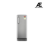 LG 224 L Single Door Refrigerator with Base Stand Drawer, Smart Inverter Compressor, Direct Cool, Shiny Steel, 5 Star,(GLD2356ZAPZ)