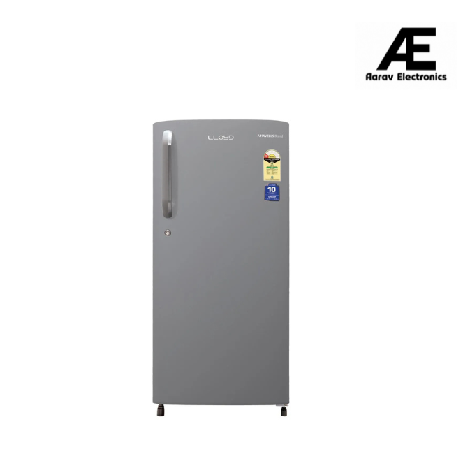 Lloyd Havells 188 L 1 Star Direct-Cool Single Door Refrigerator , GLDC201GSST2JC,Stainless Steel)