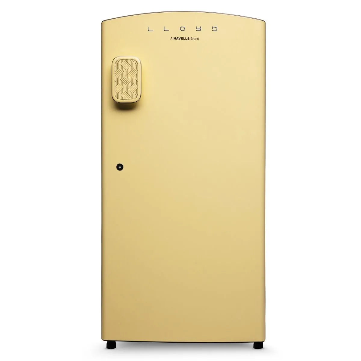 Lloyd 195 L 5 Star Direct Cool Single Door Refrigerator with Inverter Compressor, Rapid Freeze, Bactshield, Viruzsafe Handle &amp; Honeycomb Crisper | Home Inverter Compatible (Pastel Yellow)