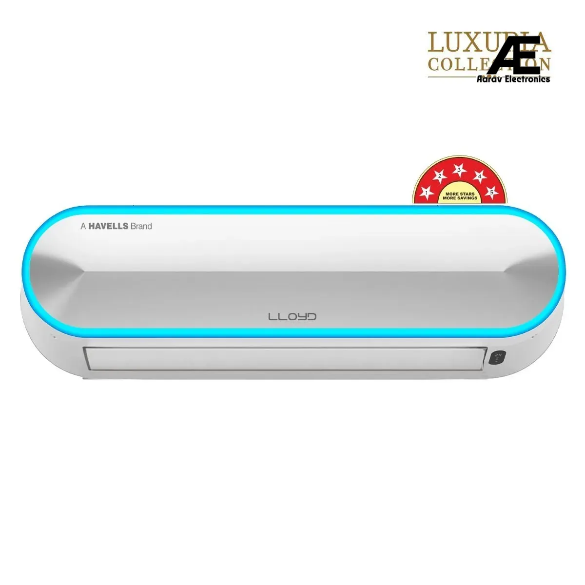 Lloyd Stellar Duo 1.5 Ton 5 Star Wi-Fi Inverter Split AC (6 in 1 Expandable, Mood Lighting, In-Built Air Purifier, Direct Voice Command, Copper, Silver White, New Launch GLS18H5FWKGT)