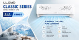 Lloyd 1.5 Ton 3 Star Inverter Split AC Without Kit (5 in 1 Convertible, Copper, Anti-Viral + PM 2.5 Filter, with Filter Indication, Installation Check, GLS18I3FWSAD, White)
