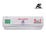 LLYOD Lloyd 2.0 Ton 3 Star Inverter Split AC (5 in 1 Convertible, Copper, Anti-Viral + PM 2.5 Filter, Anti Corrosion Coating,White With Golden Deco Strip, GLS24I3KWSEM)