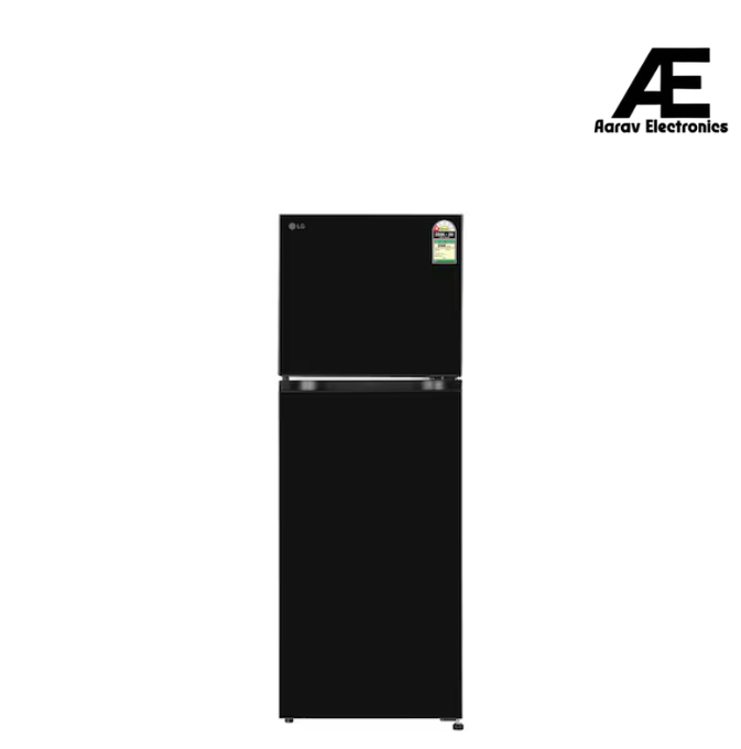 LG 251L 1 Star Frost Free Double Door Refrigerator with Smart Inverter Compressor, Multi Air Flow, Auto Smart Connect & Onyx Black (GLT2516WXOB)