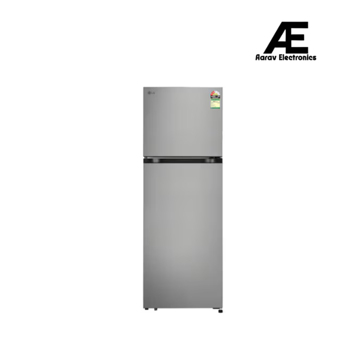 LG 251L 2 Star Frost Free Double Door Refrigerator | Convertible | Smart Inverter Compressor | Multi Air Flow | Auto Smart Connect | Shiny Steel