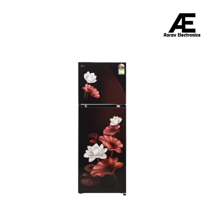 LG GLT2526XWSL 251L 2 Star Frost Free Double Door Convertible Refrigerator with Smart Inverter Compressor, Auto Smart Connect, Multi Air Flow, Scarlet Lotus (2026 Model)