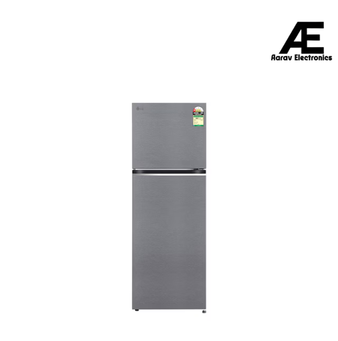 LG 343L 1 Star Frost Free Double Door Refrigerator with Smart Diagnosis™, Smart Inverter Compressor & Dazzle Steel (GLT3416NFDS)