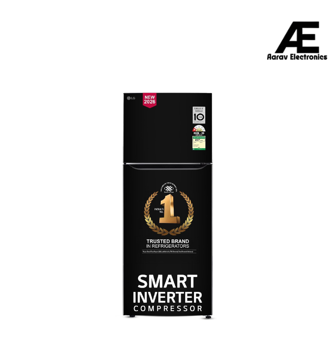 LG 446L 1 Star Frost Free Double Door Convertible Refrigerator with Door Cooling+™, Smart Inverter Compressor, Smart Diagnosis™ & Ebony Sheen (GLT4416CCES)