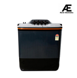 Havells-Lloyd Elante Pluss 12 Kg 5 Star Semi-Automatic Top Load Washing Machine (GLWS125EPHVG Dark Grey Tub with Orange Lids)