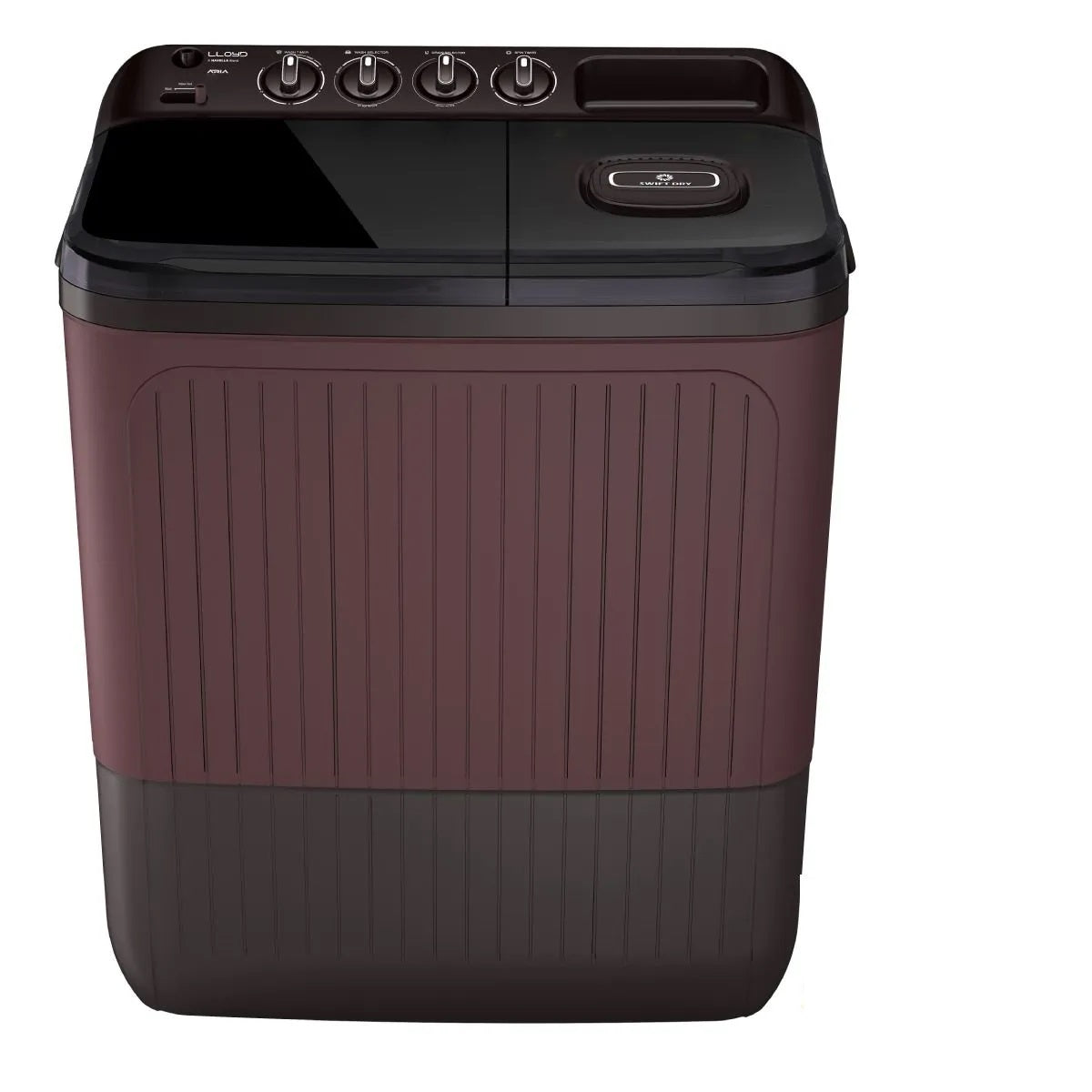 Havells-Lloyd 8 Kg 5 Star Aria Semi-Automatic Top Load Washing Machine With Swift Dry -Special Detergent Mix -360° Water Shower,(GLWS805ARJPC, Plum Cola)