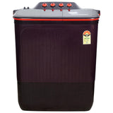 Havells-Lloyd 8 Kg 5 Star Semi-Automatic Top Load Washing Machine (GLWS805EXAPC Plum Cola With Pink lid, Double Layered Toughened Glass Lids)