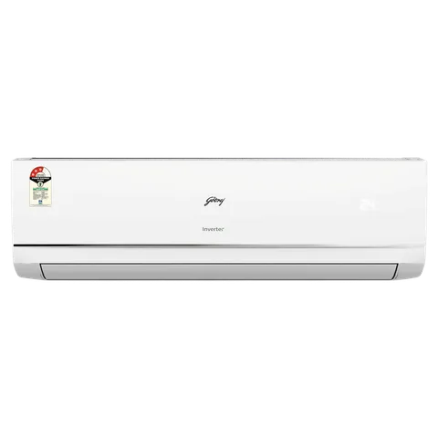 Godrej 1 Ton 3 Star Inverter Split AC (Copper, 5-in-1 convertible, Nano-Coated anti-viral filter AC 1T SIC 12TTC3-WYQ, White)