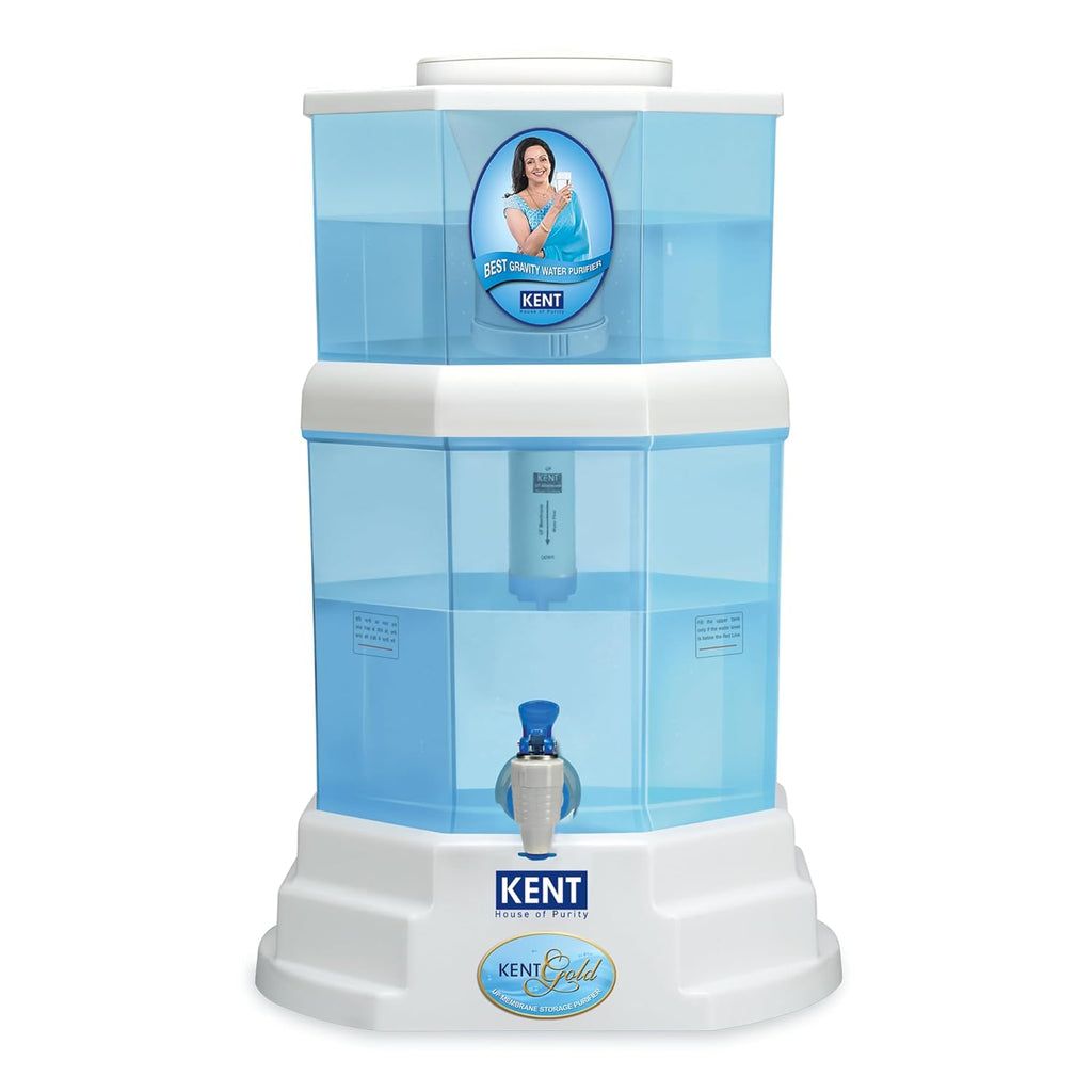KENT Gold Gravity Water Purifier | UF Technology Based | Non-Electric ...