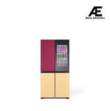 LG MoodUP™ 617 Litres 3 Star French Door Refrigerator | InstaView™ | 1.7 Lakh + Color Combinations | Built-in Bluetooth Speaker | ThinQ® (GR-A24FDMMB)