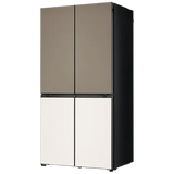 LG 614 Litres 3 Star Frost Free French Door Smart Wifi Enabled Refrigerator with Multi Air Flow (GR-B24FQGJB, Brown &amp; Beige)