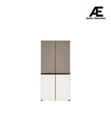 LG 614 Litres 3 Star Frost Free French Door Smart Wifi Enabled Refrigerator with Multi Air Flow (GR-B24FQGJB, Brown &amp; Beige)