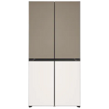 LG 614 Litres 3 Star Frost Free French Door Smart Wifi Enabled Refrigerator with Multi Air Flow (GR-B24FQGJB, Brown &amp; Beige)